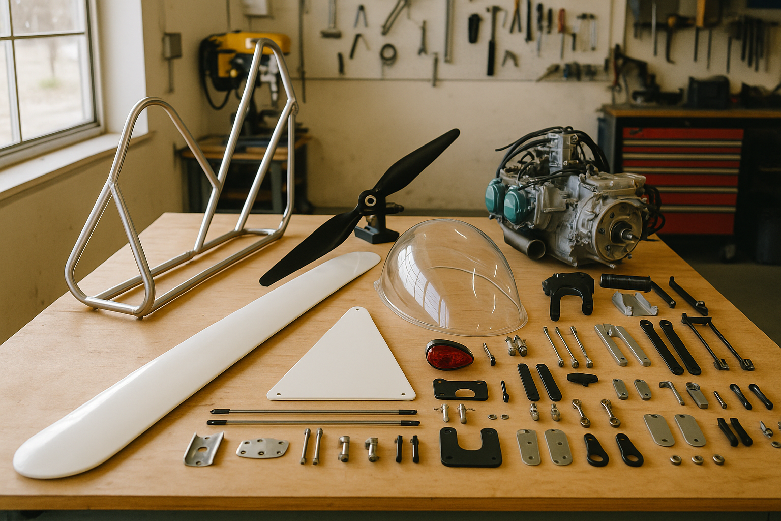 gyroplane kit components